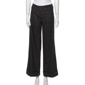 MICHAEL KORS Virgin Wool Wide Leg Pants Size: XS | US 2